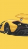 📱黄色いスポーツカー 背面 iPhone 11 Pro Max 壁紙・待ち受け