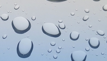 📱奥行のある水滴がついたガラス iPhone XS Max 壁紙・待ち受け