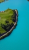 📱緑の島 緑の海 iPhone 13 Pro Max 壁紙・待ち受け