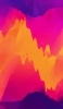 📱紫・ピンク・オレンジ ザラついた塗り絵 iPhone 13 Pro Max 壁紙・待ち受け