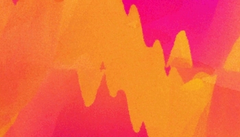 📱紫・ピンク・オレンジ ザラついた塗り絵 iPhone 12 Pro Max 壁紙・待ち受け