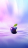 📱紫のアップルのロゴ風の林檎 iPhone 11 Pro Max 壁紙・待ち受け
