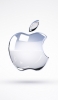 📱銀の光っているアップルのロゴ iPhone 11 Pro Max 壁紙・待ち受け