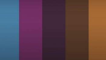 📱水色・紫・茶色のボーダーのフロアー iPhone 11 Pro Max 壁紙・待ち受け