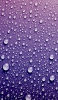 📱紫の背景 沢山の水滴 iPhone 13 Pro Max 壁紙・待ち受け