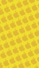 📱2色 イエロー アップルのロゴ パターン iPhone SE (第2世代) 壁紙・待ち受け