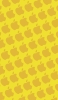 📱2色 イエロー アップルのロゴ パターン iPhone SE (第3世代) 壁紙・待ち受け