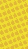 📱2色 イエロー アップルのロゴ パターン iPhone 12 mini 壁紙・待ち受け
