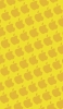 📱2色 イエロー アップルのロゴ パターン Galaxy S21 5G 壁紙・待ち受け