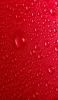 📱水滴がついた赤い金属 iPhone SE (第1世代) 壁紙・待ち受け