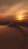 📱夕日と綺麗な砂漠 iPhone 5 壁紙・待ち受け