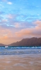 📱朝焼けに染まる綺麗な空と海 iPhone 8 壁紙・待ち受け