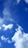 📱白い雲と青空 iPhone 7 壁紙・待ち受け