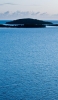 📱穏やかな海と孤島 iPhone 6 壁紙・待ち受け