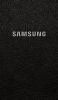 📱硬い黒革 SAMSUNGの印字 iPhone SE (第2世代) 壁紙・待ち受け