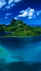 📱綺麗な無人島と青い海 iPhone SE (第3世代) 壁紙・待ち受け