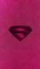 📱濃いピンクのスーパーマンのロゴ iPhone SE (第3世代) 壁紙・待ち受け