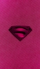 📱濃いピンクのスーパーマンのロゴ iPhone SE (第2世代) 壁紙・待ち受け