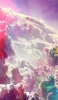 📱綺麗なピンクの雲と空 iPhone 8 壁紙・待ち受け