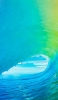 📱綺麗な波間から見える青空 iPhone 6s 壁紙・待ち受け