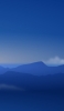 📱綺麗な青空と山脈 青 iPhone SE (第3世代) 壁紙・待ち受け