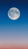📱綺麗な満月 グラデーションの空 iPhone SE (第3世代) 壁紙・待ち受け