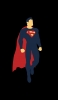 📱簡素化 スーパーマンのイラスト iPhone 8 壁紙・待ち受け