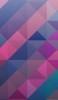 📱赤・紫・ピンクの三角の集合体 iPhone SE (第3世代) 壁紙・待ち受け