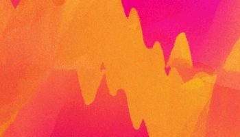 📱紫・ピンク・オレンジのベタ塗り iPhone 6 壁紙・待ち受け