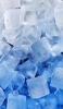 📱青い綺麗な氷 iPhone XR 壁紙・待ち受け