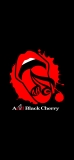 📱Acid Black Cherry 黒 iPhone 12 Pro 壁紙・待ち受け