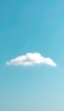 📱淡い水色の空と白い雲 Google Pixel 5 壁紙・待ち受け