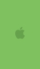 📱淡い緑色のアップルのロゴ iPhone SE (第3世代) 壁紙・待ち受け