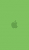 📱淡い緑色のアップルのロゴ Android One S8 壁紙・待ち受け