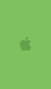 📱淡い緑色のアップルのロゴ AQUOS zero5G basic 壁紙・待ち受け