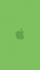 📱淡い緑色のアップルのロゴ ZenFone 7 壁紙・待ち受け