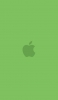 📱淡い緑色のアップルのロゴ Xperia 10 II 壁紙・待ち受け