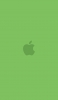 📱淡い緑色のアップルのロゴ iPhone 12 Pro 壁紙・待ち受け