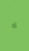 📱淡い緑色のアップルのロゴ iPhone 12 Pro Max 壁紙・待ち受け