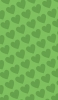 📱淡い緑色のハートのロゴ iPhone 7 壁紙・待ち受け