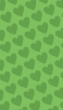 📱淡い緑色のハートのロゴ iPhone 12 mini 壁紙・待ち受け
