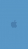 📱淡い水色のアップルのロゴ Xperia 5 II 壁紙・待ち受け