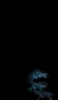 📱暗闇で光る青いドラゴン ZenFone 6 壁紙・待ち受け