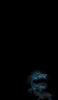 📱暗闇で光る青いドラゴン Galaxy S21 5G 壁紙・待ち受け