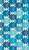 📱綺麗な青と緑の三角のパターン Mi Note 10 Lite 壁紙・待ち受け