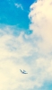 📱綺麗な夏空と飛行機 Mi Note 10 Lite 壁紙・待ち受け
