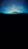 📱綺麗な星空 山のシルエット 絶景 iPhone 6 壁紙・待ち受け