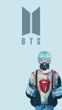 📱BTSのロゴとイラスト iPhone SE (第2世代) 壁紙・待ち受け