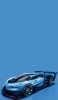📱ブガッティ 青のスポーツカー グランツーリスモ iPhone SE (第2世代) 壁紙・待ち受け
