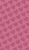 📱可愛いピンク 2色 ハートのロゴ iPhone 6 壁紙・待ち受け